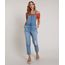 Macacao-Jeans-Feminino-com-Rasgos-e-Ziper--Azul-Medio-9833548-Azul_Medio_1