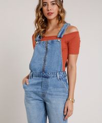 Macacao-Jeans-Feminino-com-Rasgos-e-Ziper--Azul-Medio-9833548-Azul_Medio_4