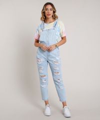 Macacao-Jeans-Feminino-Destroyed-com-Ziper--Azul-Claro-9833549-Azul_Claro_3