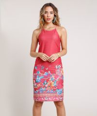 Vestido-Feminino-Curto-Estampado-Floral-Halter-Neck-Alca-Fina-Vermelho-9786191-Vermelho_1
