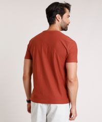 Camiseta-Masculina-Basica-Flame-Manga-Curta-Gola-V-Cobre-9595137-Cobre_2