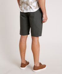 Bermuda-de-Sarja-Masculina-Reta-com-Cordao--Verde-Militar-9773230-Verde_Militar_4