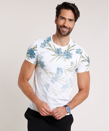 Camiseta-Masculina-Slim-Estampada-Floral-Degrade-Manga-Curta-Gola-Careca-Branco-9748095-Branco_1