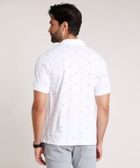 Polo-Masculina-em-Piquet-Comfort-Fit-Estampada-Mini-Print-Manga-Curta-Off-White-9717398-Off_White_2