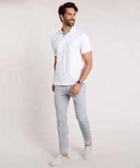 Polo-Masculina-em-Piquet-Comfort-Fit-Estampada-Mini-Print-Manga-Curta-Off-White-9717398-Off_White_3