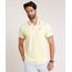 Polo-Masculina-em-Piquet-Comfort-Fit-com-Bordado-Manga-Curta-Amarela-9886073-Amarelo_1
