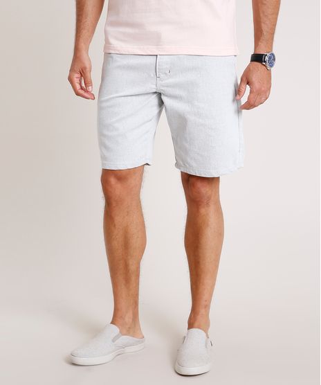 Bermuda-Masculina-Slim--Alfaiatada-Cinza-Mescla-Claro-9766932-Cinza_Mescla_Claro_1