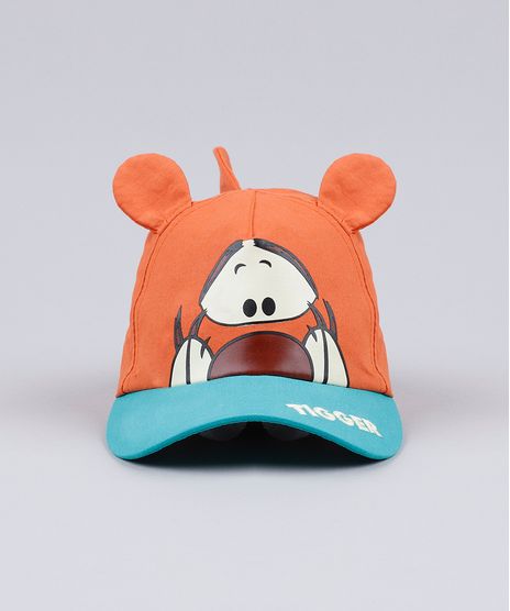 Bone-Infantil-Carnaval-Tigrao-Aba-Curva-com-Orelhas-Laranja-9888501-Laranja_1
