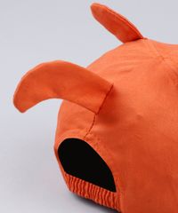 Bone-Infantil-Carnaval-Tigrao-Aba-Curva-com-Orelhas-Laranja-9888501-Laranja_3