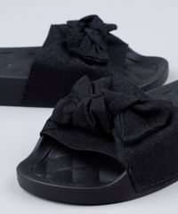 Rasteirinha-Feminina-Birken-Moleca-com-Brilho-e-Laco--Preta-9904385-Preto_5