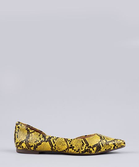 Sapatilha-Feminina-Via-Uno-Aberta-Bico-Fino-Texturizada-Animal-Print-Cobra-em-Verniz-Amarelo-9686042-Amarelo_1 Sapatilha-Feminina-Via-Uno-Aberta-Bico-Fino-Texturizada-Animal-Print-Cobra-em-Verniz-Amarelo-9686042-Amarelo_1