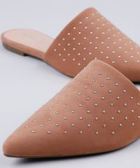 Mule-Feminino-Via-Uno-Bico-Fino-em-Camurca-com-Tachas-Bege-Escuro-9850969-Bege_Escuro_5