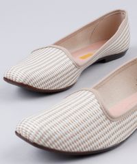 Slipper-Feminino-Moleca-Listrado-Texturizado-com-Lurex--Bege-Claro-9903660-Bege_Claro_2