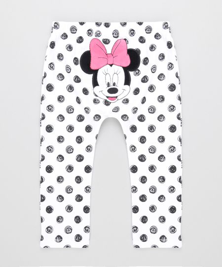 Calca-Estampada-Minnie-em-Algodao---Sustentavel-Branca-8499297-Branco_1