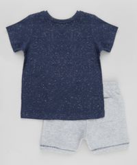 Conjunto-de-Camiseta-Azul-Marinho---Bermuda-Cinza-Mescla-8606649-Cinza_Mescla_2