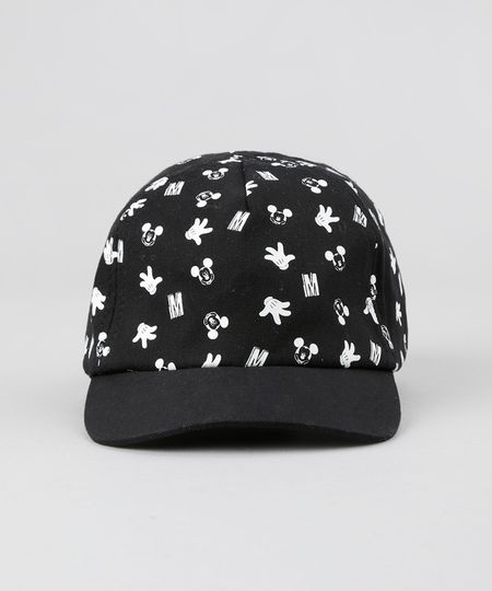 Bone-Estampado-Mickey-Preto-8614151-Preto_1 Bone-Estampado-Mickey-Preto-8614151-Preto_1