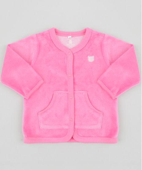 Cardigan-em-Plush-de-Algodao---Sustentavel-Pink-8498165-Pink_1