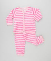 Cardigan-Listrado-em-Plush-de-Algodao---Sustentavel-Rosa-8498165-Rosa_3
