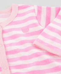 Cardigan-Listrado-em-Plush-de-Algodao---Sustentavel-Rosa-8498165-Rosa_4