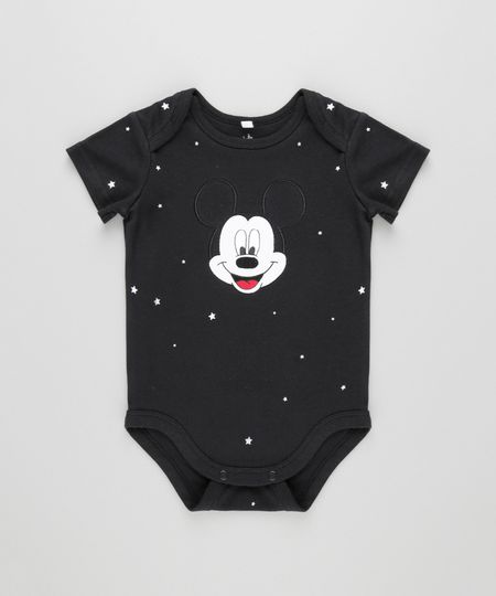 Body-Estampado-Mickey-em-Algodao---Sustentavel-Preto-8499481-Preto_1