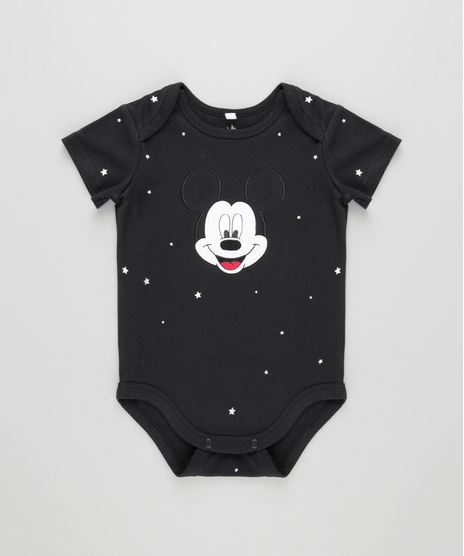 Body-Estampado-Mickey-em-Algodao---Sustentavel-Preto-8499481-Preto_1