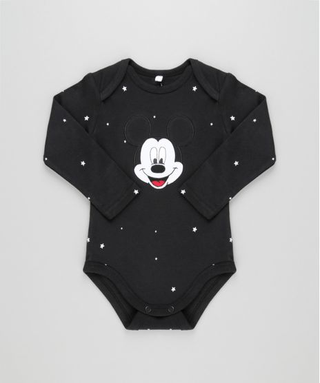 Body-Estampado-Mickey-em-Algodao---Sustentavel-Preto-8499488-Preto_1