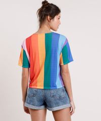 Blusa-Feminina-Carnaval-Cropped-Listrada-Arco-Iris-Manga-Curta-Decote-Redondo-Multicor-9835639-Multicor_2