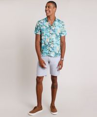 Camisa-Masculina-Tradicional-Estampada-de-Ilha-Manga-Curta--Verde-Agua-9734605-Verde_Agua_3