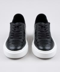 Tenis-Feminino-Oneself-Flatform-Texturizado-Croco-Preto-9839201-Preto_4