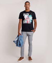 Camiseta-Masculina--Enjoy-the-Summer--Manga-Curta-Gola-Careca-Preta-9834815-Preto_3