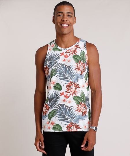 Regata-Masculina-Estampada-Floral-Gola-Careca-Branca-9822387-Branco_1