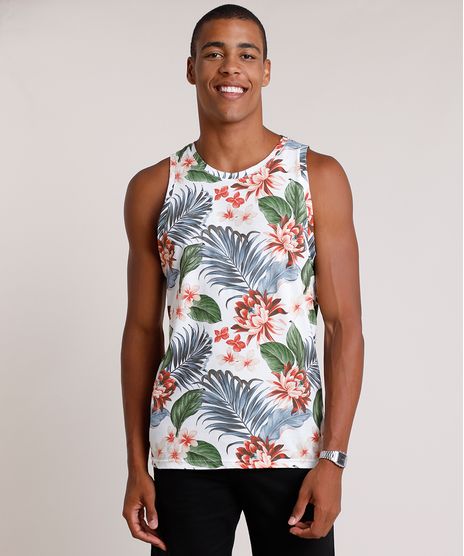 Regata-Masculina-Estampada-Floral-Gola-Careca-Branca-9822387-Branco_1
