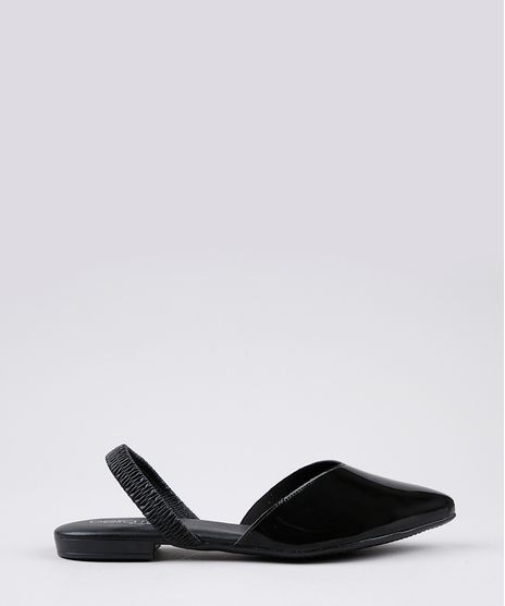 Sapatilha-Feminina-Beira-Rio-Conforto-Aberta-Bico-Fino-em-Verniz-com-Elastico-Preta-9903654-Preto_1
