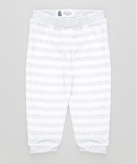 Calca-Listrada-em-Plush-de-Algodao---Sustentavel-Off-white-8479451-Off_White_1