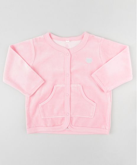 Cardigan-em-Plush-de-Algodao---Sustentavel-Rosa-Claro-8498126-Rosa_Claro_1