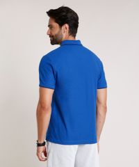 Polo-Masculina-Basica-em-Piquet-Comfort-Fit-com-Bordado-Manga-Curta-Azul-Royal-9842591-Azul_Royal_2