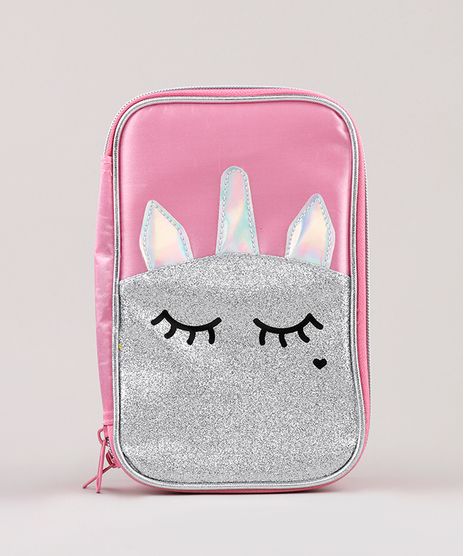 Estojo-Escolar-Infantil-Unicornio-Holografico-Brilhante-Rosa-9594292-Rosa_1