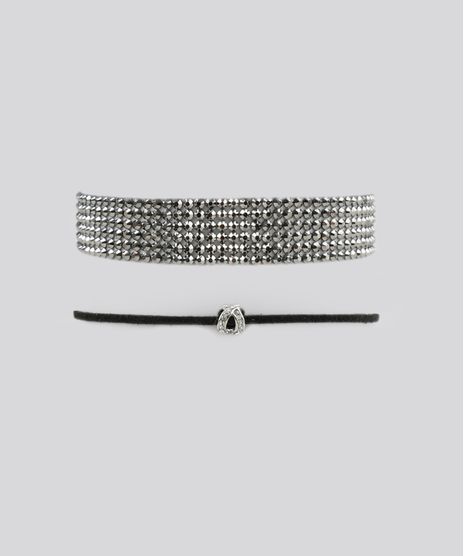 Kit-de-2-Gargantilhas-Choker-Prateado-8620442-Prateado_1