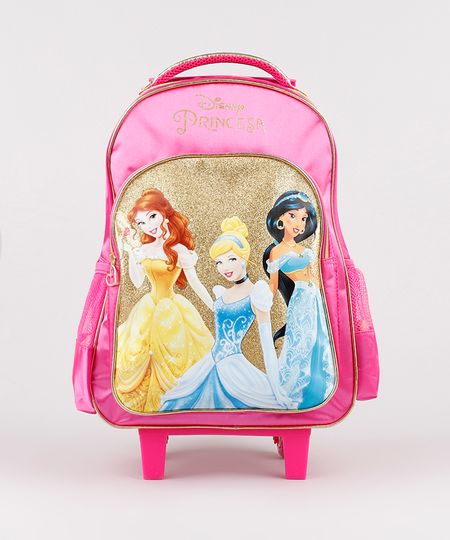 Mochila-Escolar-Infantil-Princesas-com-Rodinhas-Pink-9593242-Pink_1 Mochila-Escolar-Infantil-Princesas-com-Rodinhas-Pink-9593242-Pink_1