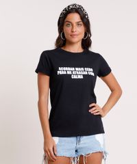 Blusa-Feminina--Me-Atrasar-com-Calma--Manga-Curta-Decote-Redondo-Preta-9777871-Preto_1