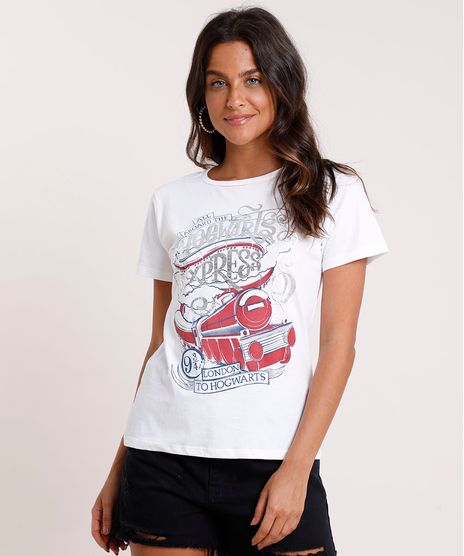 Blusa-Feminina-Expresso-de-Hogwarts-Harry-Potter-Manga-Curta-Decote-Redondo-Off-White-9850219-Off_White_1
