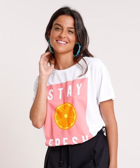 Blusa-Feminina-Laranja--Stay-Fresh--Manga-Curta-Decote-Redondo-Off-White-9862774-Off_White_1 Blusa-Feminina-Laranja--Stay-Fresh--Manga-Curta-Decote-Redondo-Off-White-9862774-Off_White_1