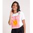 Blusa-Feminina-Laranja--Stay-Fresh--Manga-Curta-Decote-Redondo-Off-White-9862774-Off_White_1