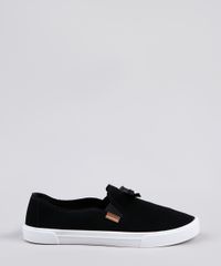 Slipper-Feminino-Moleca-Texturizado-com-Laco-Preto-9890622-Preto_1