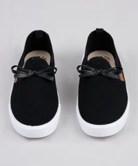 Slipper-Feminino-Moleca-Texturizado-com-Laco-Preto-9890622-Preto_4