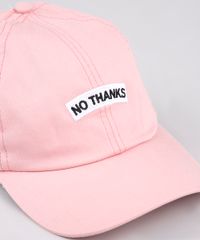 Bone-Unissex-Aba-Curva--No-Thanks--com-Bordado-Rosa-9769562-Rosa_2