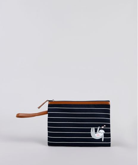 Necessaire-Feminina-Listrada-Bicho-Preguica-Azul-Marinho-9864764-Azul_Marinho_1