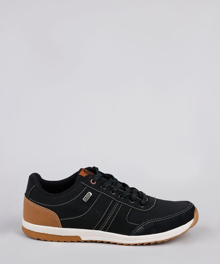Sapatenis-Masculino-Ollie-com-Recortes-Preto-9881248-Preto_1