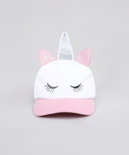 Bone-Infantil-Aba-Curva-Unicornio-Branco-9664450-Branco_1