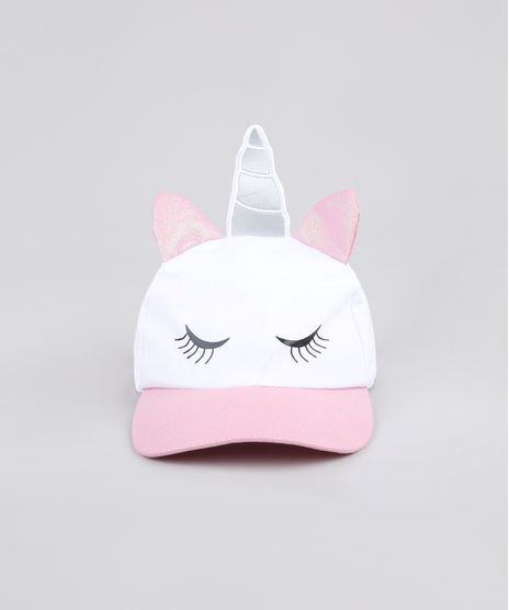 Bone-Infantil-Aba-Curva-Unicornio-Branco-9664450-Branco_1